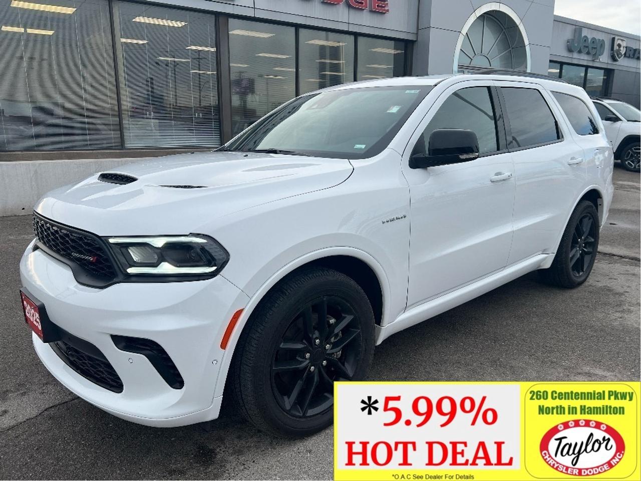 2025 Dodge Durango R-T AWD 5.7L HEMI V8 *SUNROOF *NAVI *LEATHER Photo0