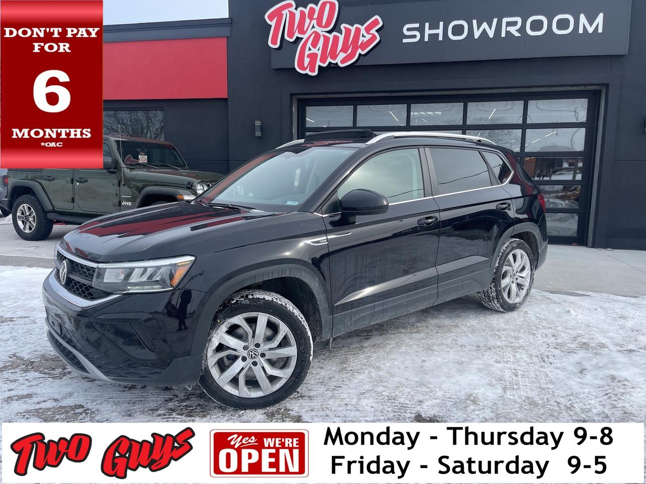 2022 Volkswagen Taos Comfortline AWD   Leather   Panoroof   New Tires Photo