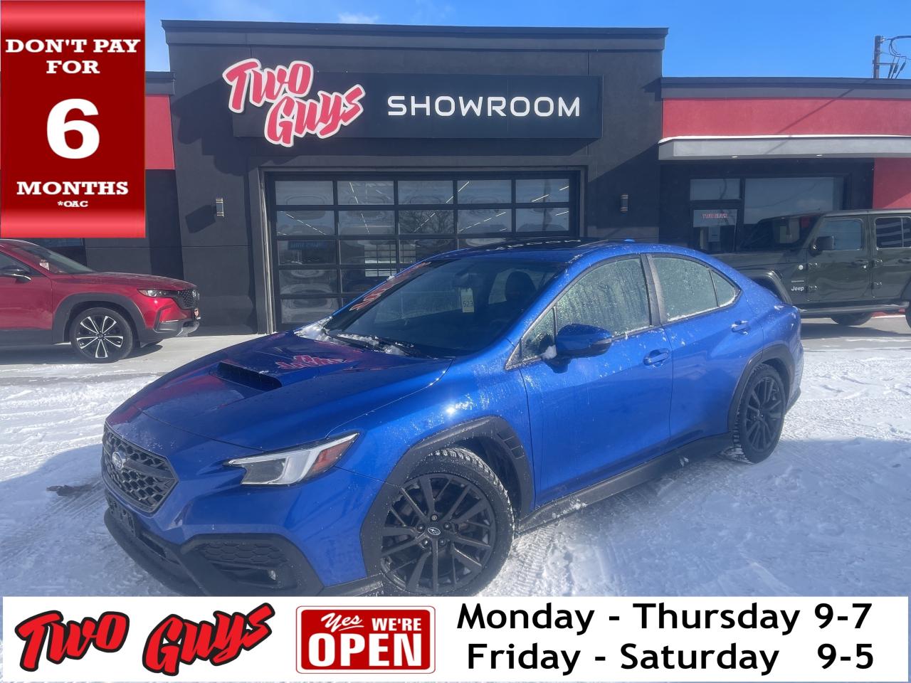 2023 Subaru WRX Sport-Tech   6Spd   Sunroof   Nav   Leather   Leas Photo