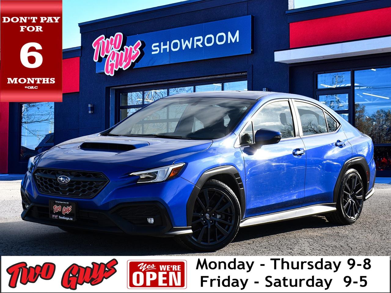 2023 Subaru WRX Sport-Tech   6Spd   Sunroof   Nav   Leather   Leas Photo
