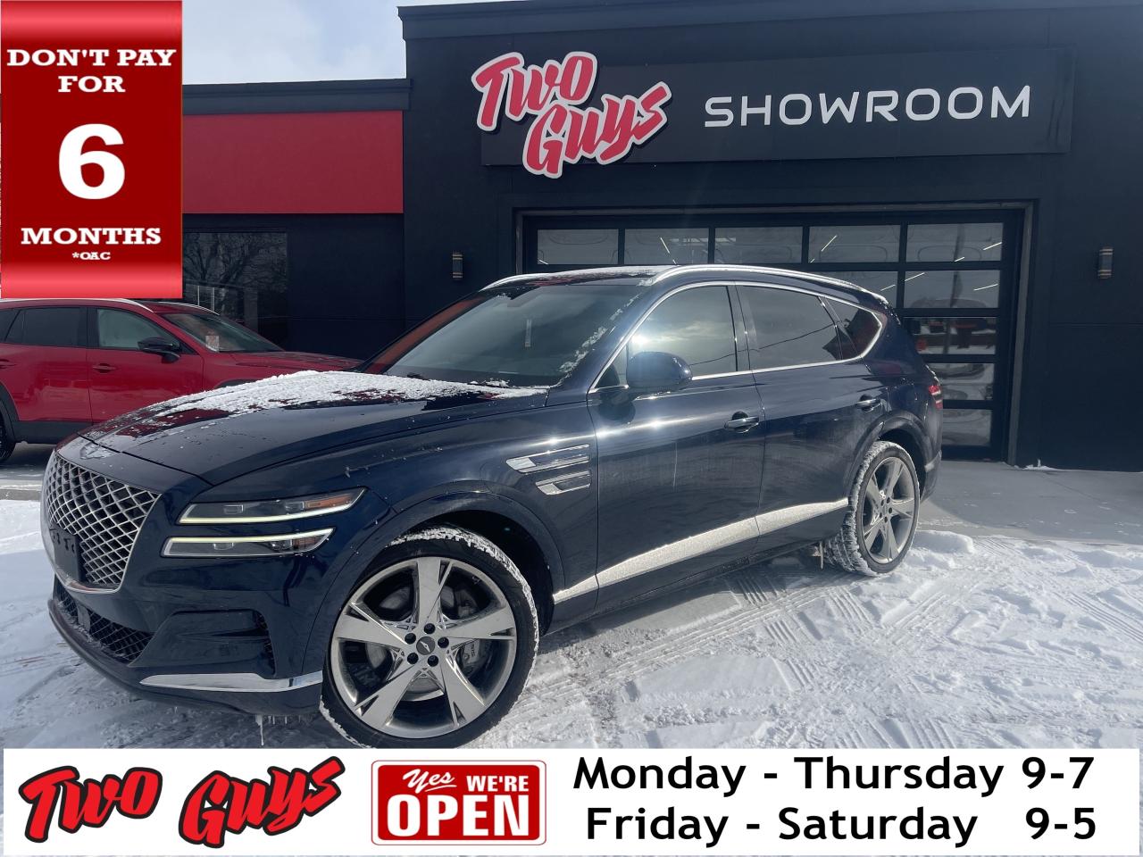 2021 Genesis GV80 3.5T Advanced AWD Leather Nav Sunroof Back Up Cam Photo0