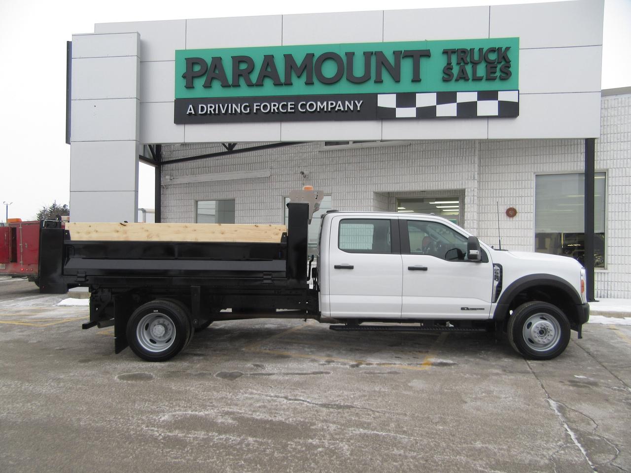 2023 Ford F-550 CREW CAB 4X4 DIESEL WITH 12FT STEEL DUMP BOX Photo