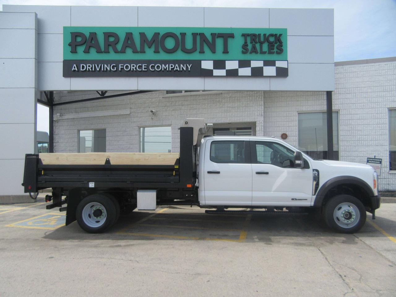 2023 Ford F-550 CREW CAB 4X4 DIESEL WITH 12FT STEEL DUMP BOX Photo