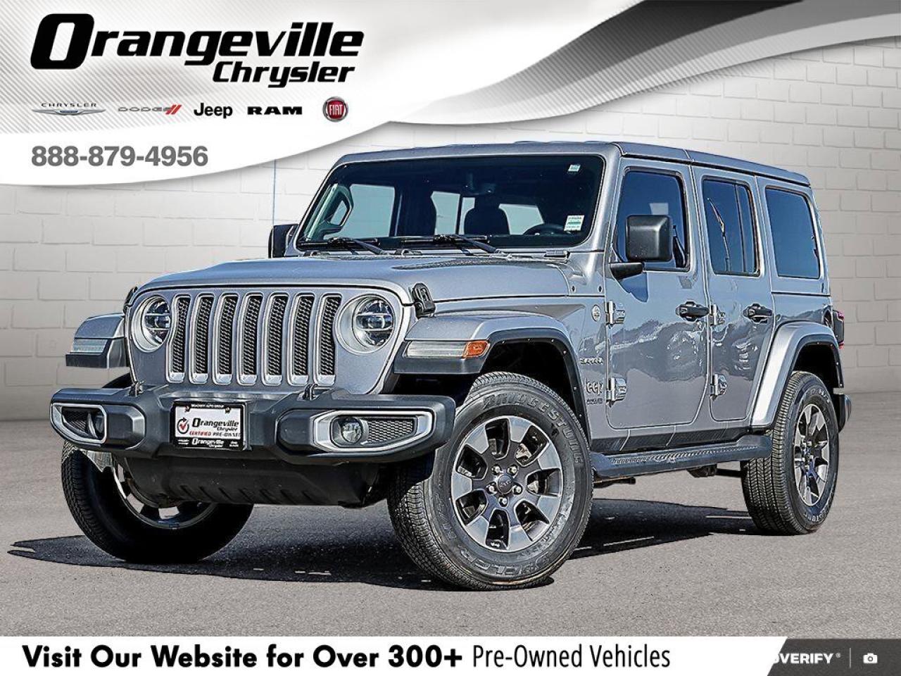 2018 Jeep WRANGLER UNLIMITED SaharaSAHARA, V6, 4X4, NAV, HEATED LEATHER, CERTIF Photo