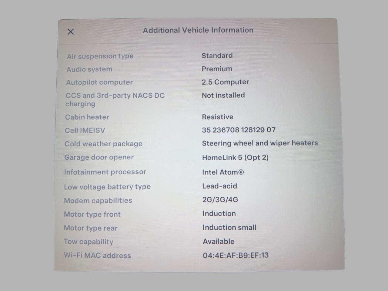 2018 Tesla Model X 75D AWD Accident Free Photo