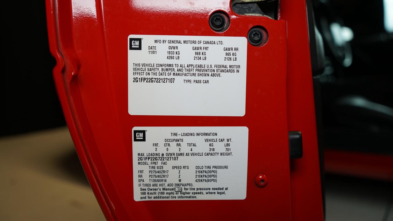 2002 Chevrolet Camaro 2dr Cpe Z28 Photo