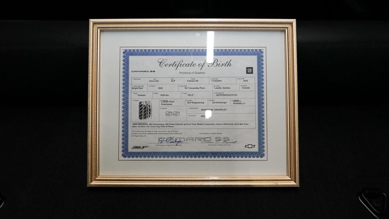 2002 Chevrolet Camaro 2dr Cpe Z28 Photo