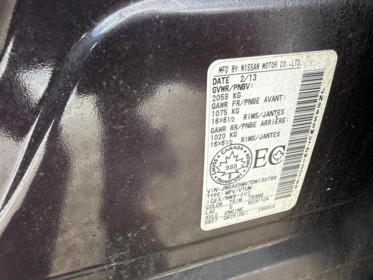 2013 Nissan Rogue S AWD/ BAck Up Cam/Bluetooth/ Photo