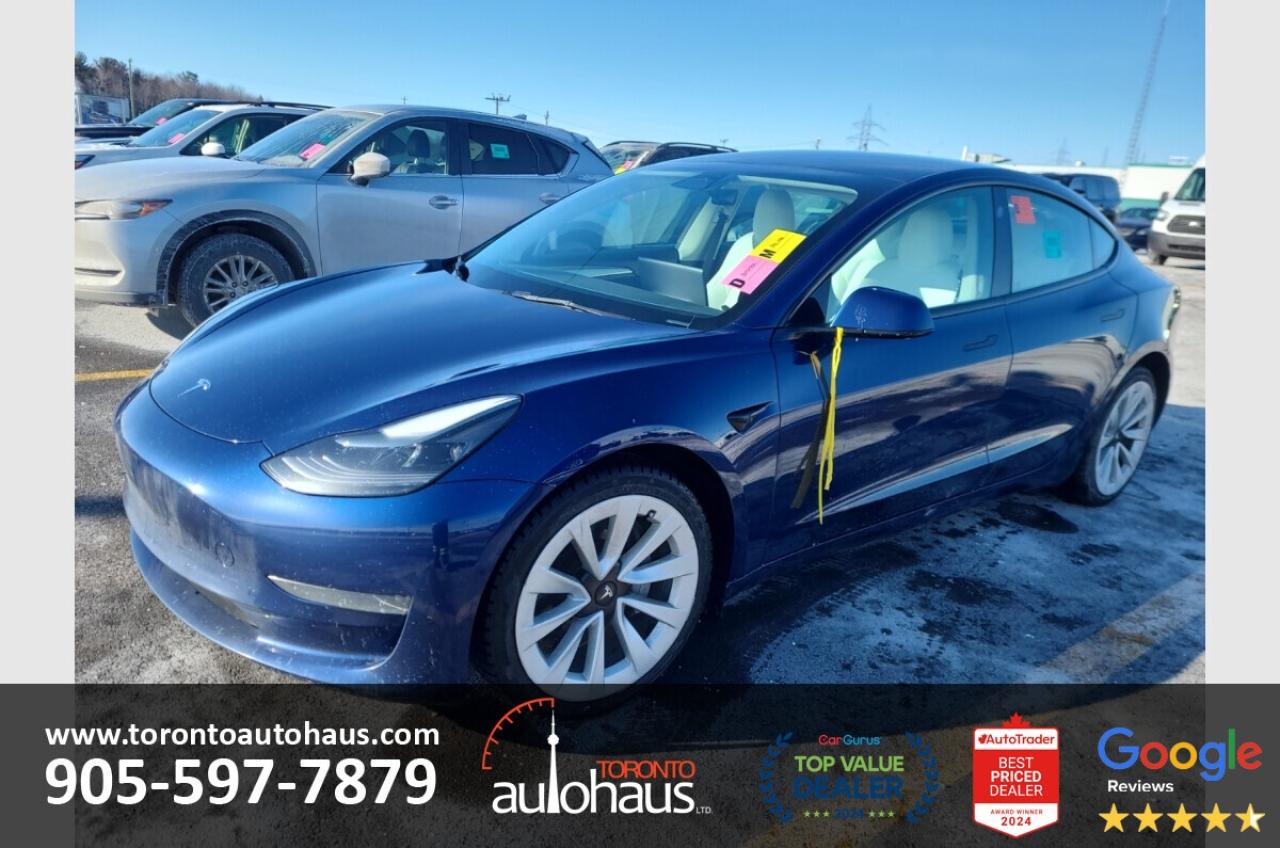 2022 Tesla Model 3 LFP I WHITE INT. I OVER 100 TESLAS I EVSUPERSTORE. Photo