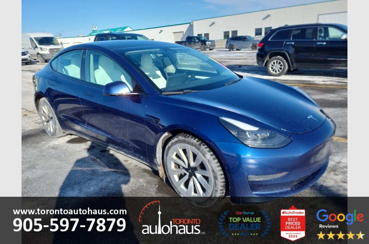 2022 Tesla Model 3 LFP I WHITE INT. I OVER 100 TESLAS I EVSUPERSTORE. Photo