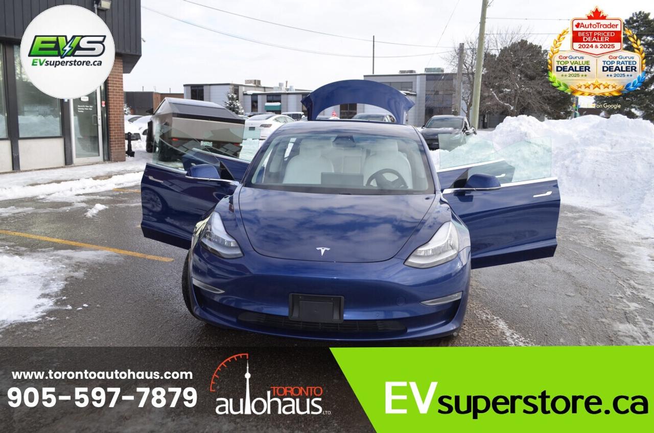 2022 Tesla Model 3 LFP I WHITE INT. I OVER 100 TESLAS I EVSUPERSTORE. Photo3