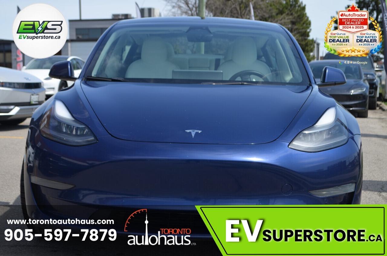 2022 Tesla Model 3 LFP I WHITE INT. I OVER 100 TESLAS I EVSUPERSTORE. Photo3