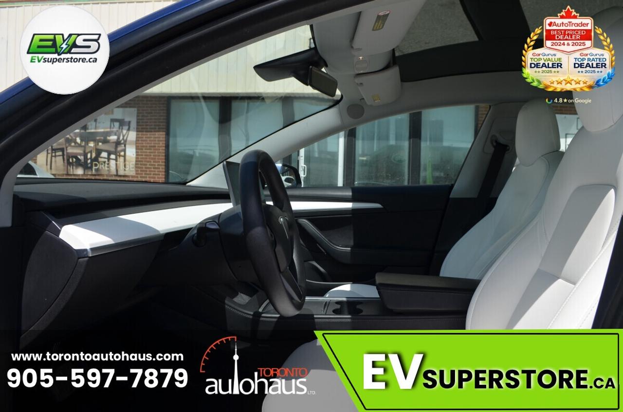 2022 Tesla Model 3 LFP I WHITE INT. I OVER 100 TESLAS I EVSUPERSTORE. Photo