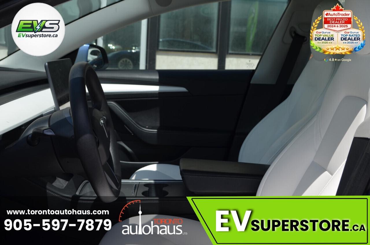 2022 Tesla Model 3 LFP I WHITE INT. I OVER 100 TESLAS I EVSUPERSTORE. Photo