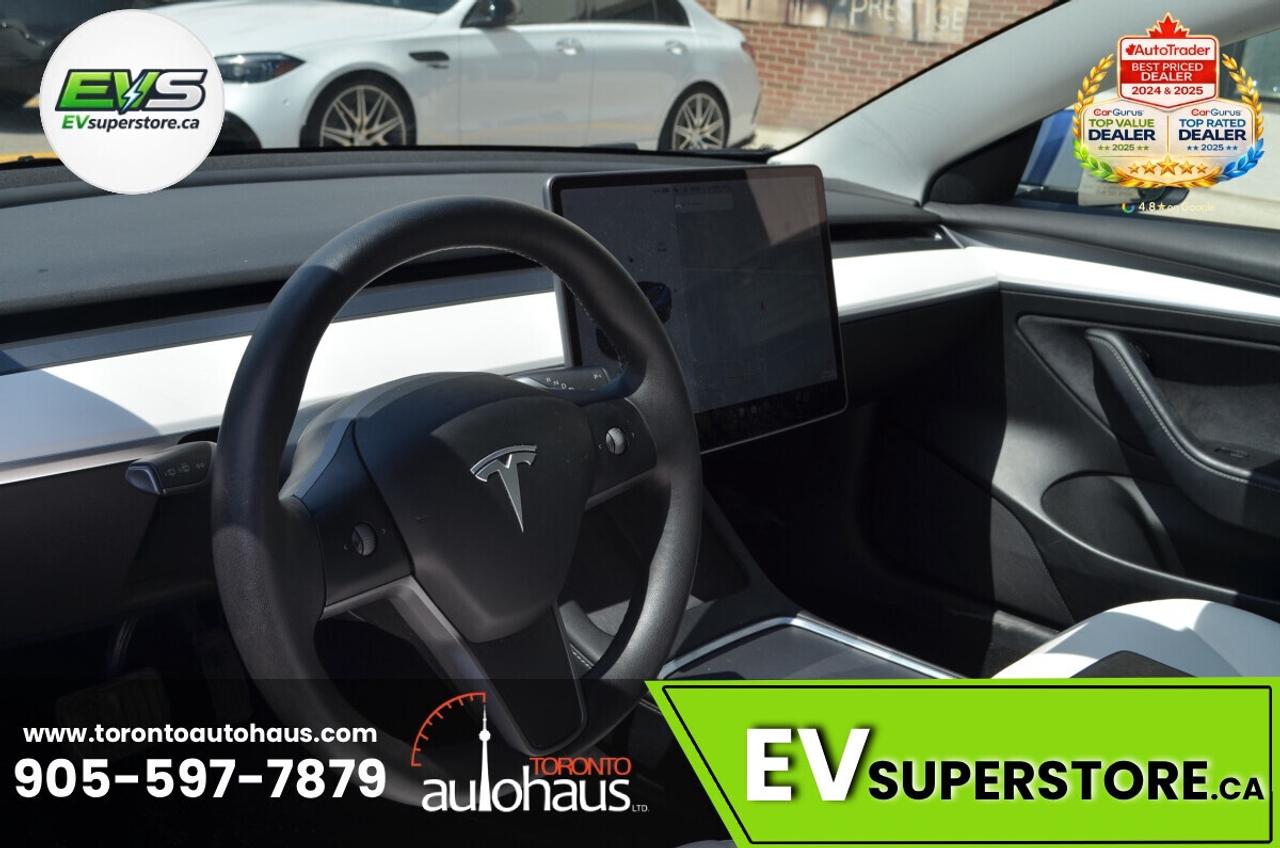2022 Tesla Model 3 LFP I WHITE INT. I OVER 100 TESLAS I EVSUPERSTORE. Photo