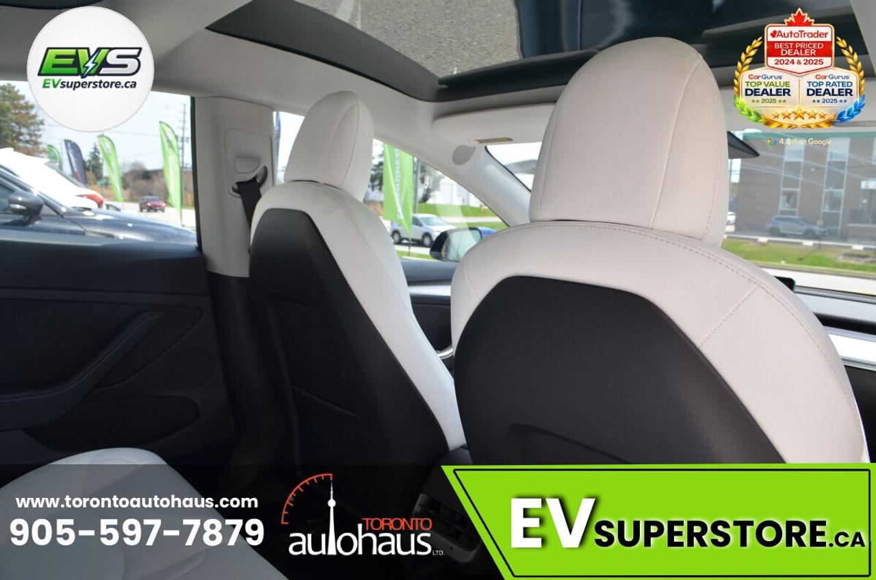 2022 Tesla Model 3 LFP I WHITE INT. I OVER 100 TESLAS I EVSUPERSTORE. Photo