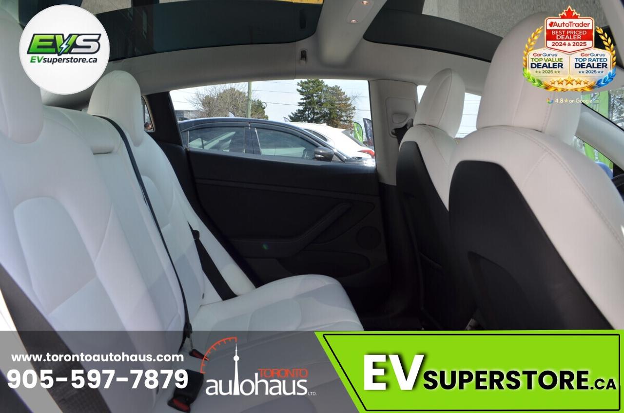 2022 Tesla Model 3 LFP I WHITE INT. I OVER 100 TESLAS I EVSUPERSTORE. Photo