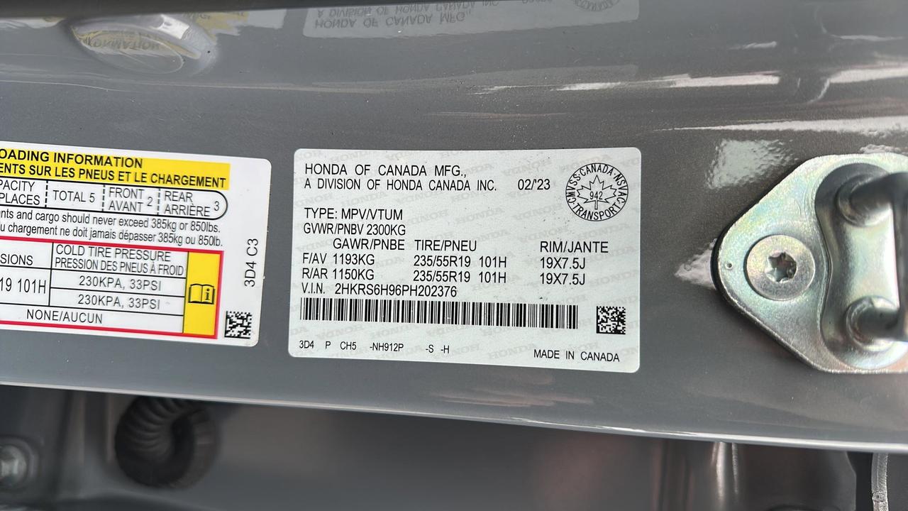 2023 Honda CR-V Hybrid Touring Photo
