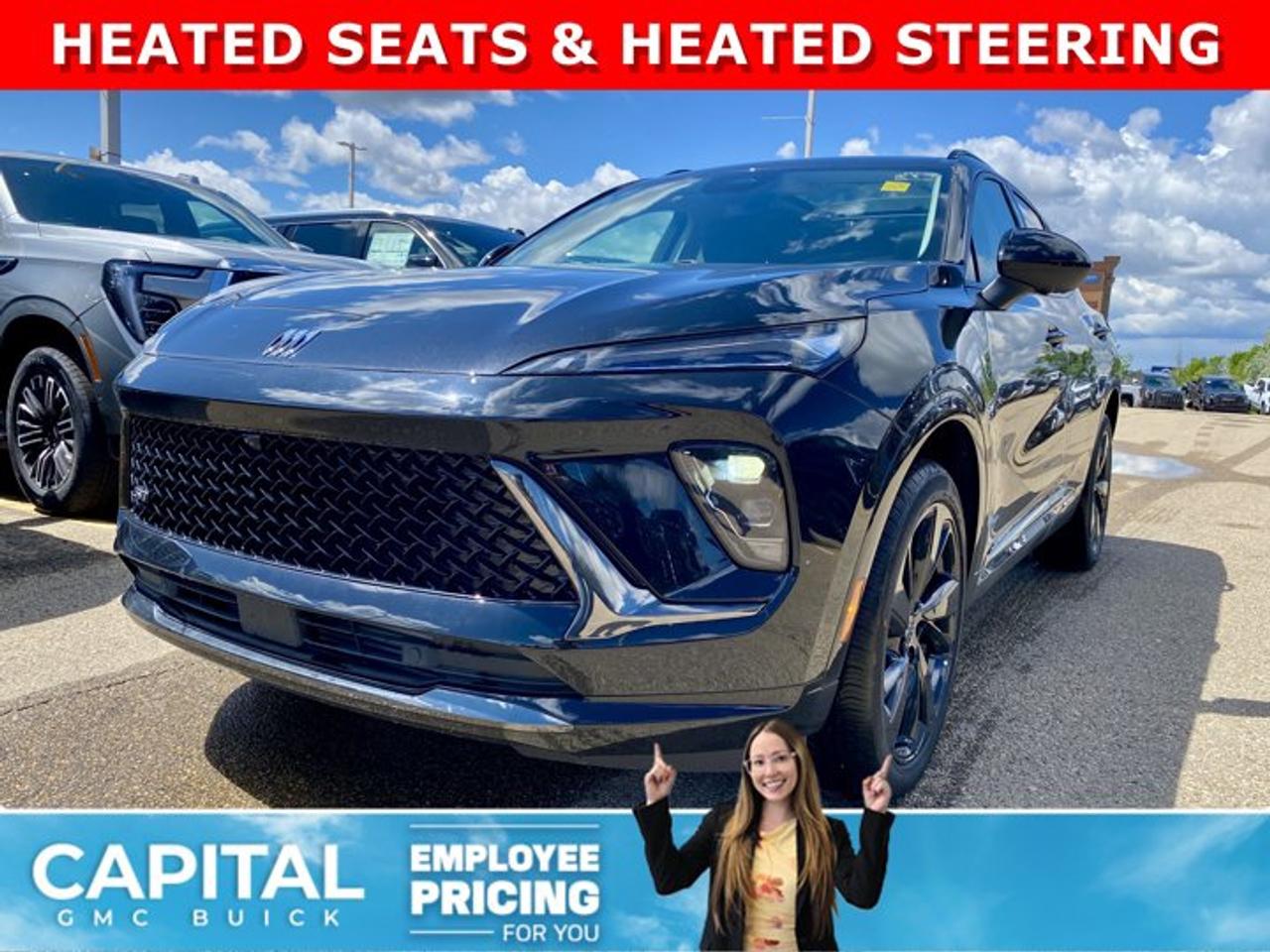 Check out this 2026 Buick Envision Sport Touring! Equipped with options like Power Sliding Moonroof, Memory Seats, Ultra-Wide 30 Diagonal Screen, Heated Front and Rear Seats, Heated Steering, Adaptive Cruise Control, Handsfree Power Liftgate, 360 Cam, Heads-up Display, Remote Start, and so much more... Call Now!Ask for the Internet Department for more information or book your test drive today! Text 507-585-4395 for fast answers at your fingertips!AMVIC Licensed Dealer - Licence Number B1044900