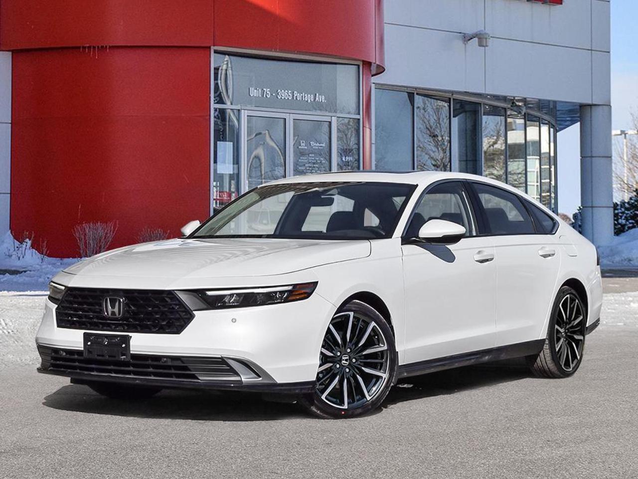 Experience the future of driving with the 2025 Honda Accord Touring Hybrid - a cutting-edge sedan that combines efficiency, luxury, and advanced technology. This brand-new model offers an unparalleled driving experience with its state-of-the-art features and eco-friendly performance.

- 2.0L 4-cylinder hybrid engine for optimal fuel efficiency (5.7 L/100 km highway, 5.0 L/100 km city)
- Head-Up Display for enhanced driver awareness
- Heated and ventilated front seats with drivers seat memory
- Adaptive Cruise Control with Low-Speed Follow for effortless commuting
- Advanced safety features including Collision Mitigation and Traffic Jam Assist
- Wireless phone connectivity and mobile hotspot for seamless integration
- Panoramic sunroof for an open and airy cabin experience

Dont miss your chance to own this remarkable vehicle. Visit Birchwood Honda West today to schedule a test drive and experience the future of automotive innovation. Our knowledgeable staff is ready to answer any questions and guide you through the purchase process. Reserve your 2025 Honda Accord Touring Hybrid now and elevate your driving experience to new heights.
New Vehicle Disclaimer

Disclaimer: The information provided on this vehicle is for general informational purposes only. While we strive to ensure accuracy, vehicle pricing, specifications, and availability are subject to change without notice. Manufacturers Suggested Retail Price (MSRP) may not reflect actual sales price. Additional fees such as taxes, title, registration, and dealership documentation fees may apply.

All new vehicles come with the manufacturers standard warranty unless otherwise specified. Vehicle images are for illustrative purposes only and may not represent the exact model or trim level. Please contact the dealership directly for the most current information, availability, and details.


We are located in the Birchwood Auto Park, at Portage Ave West and the Perimeter.
Dealer permit #5266