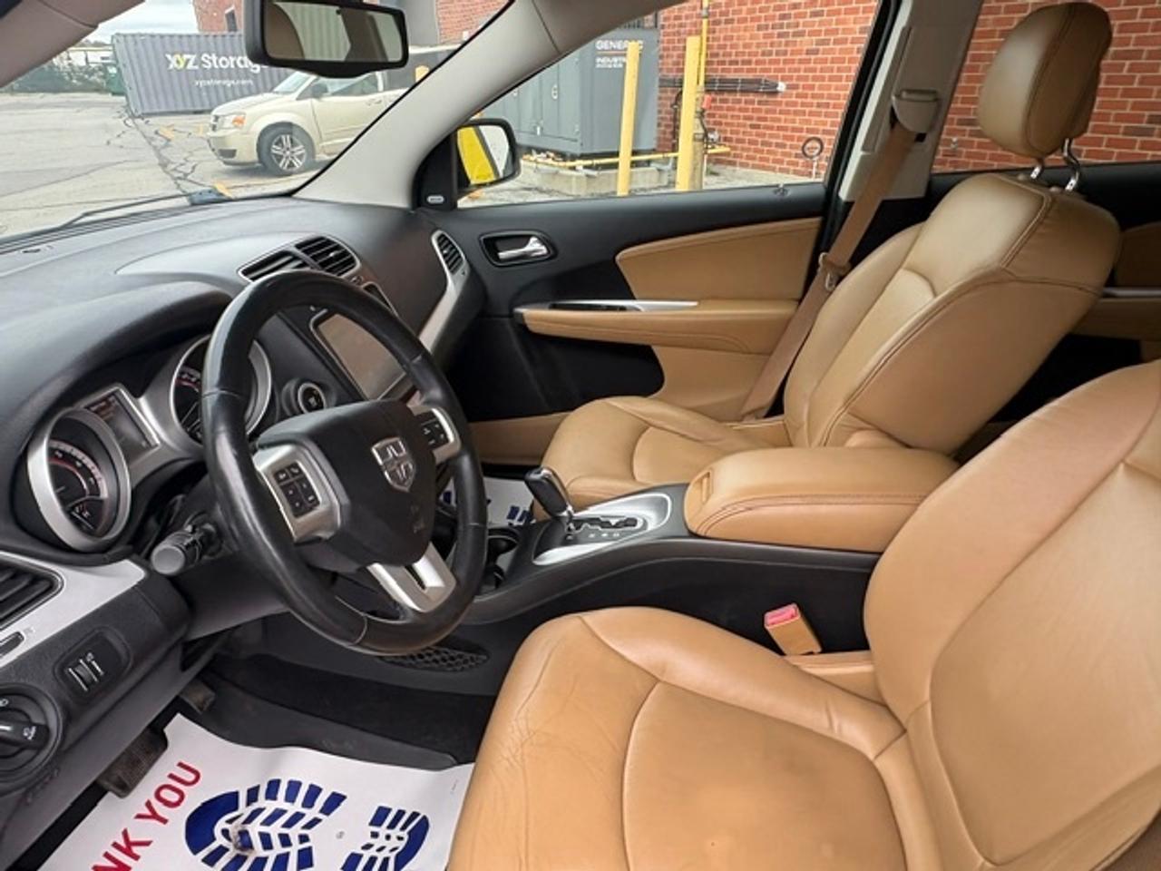 2013 Dodge Journey R/T AWD **TAN LEATHER-CAMERA-HEATED SEATS/STEERING-ONLY 98KM** Photo