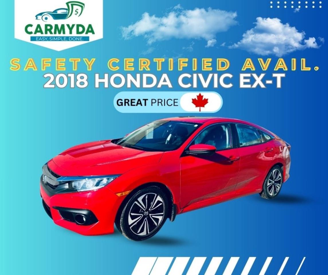 2018 Honda Civic Sedan EX-T with Honda Sensing Photo0
