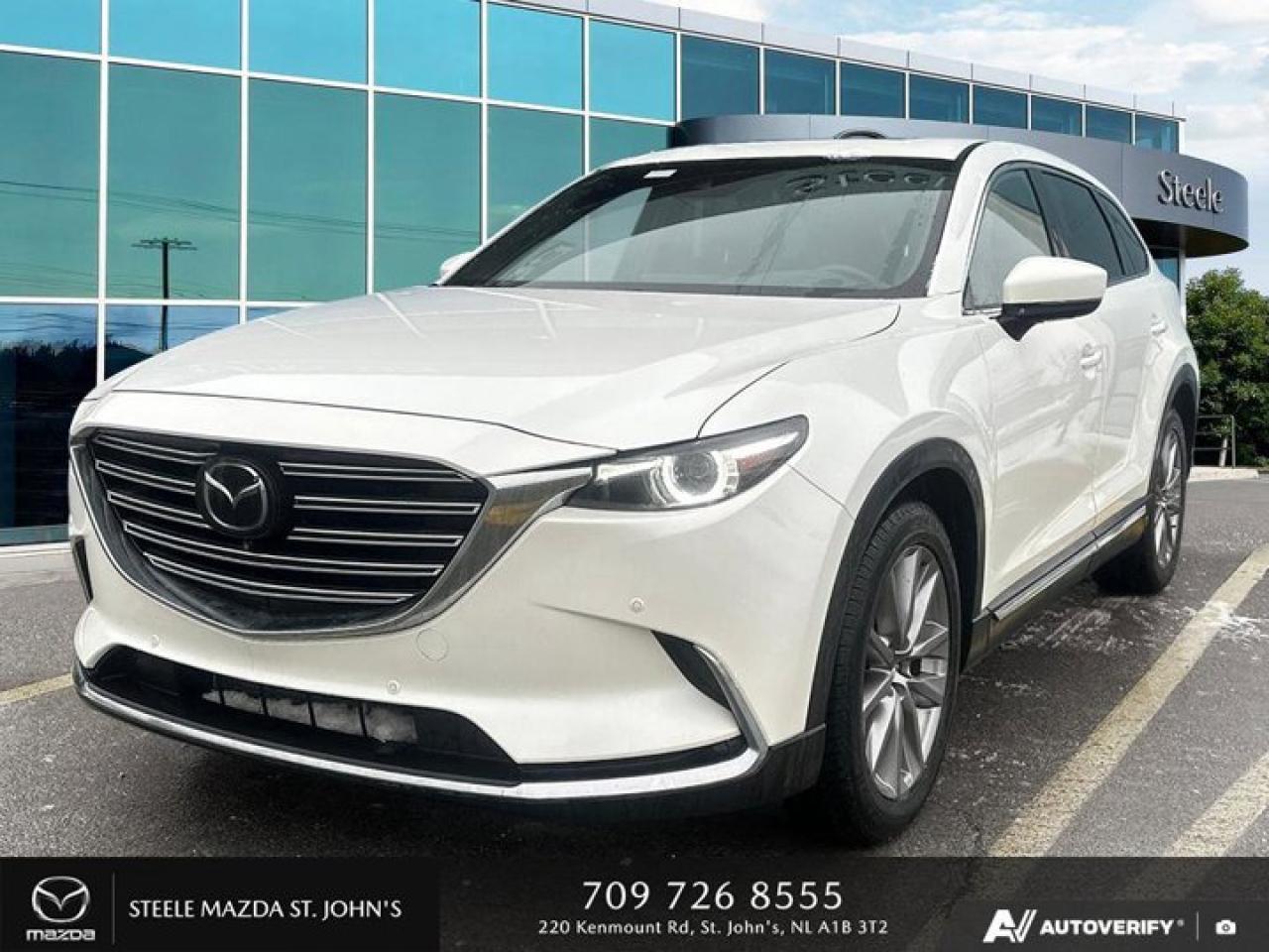 This Used 2022 Mazda CX-9 GT is a top-of-the-line SUV that is sure to impress. With only 45,524 kilometers on the odometer, this vehicle is practically brand new and ready for its next owner.The gasoline engine features an intercooled turbo regular unleaded I-4 2.5 L/152, providing both power and efficiency with city KM/L of 12 and highway KM/L of 9. When it comes to technology and comfort, this Mazda CX-9 GT has it all. The vehicle options include a premium Bose sound system with 12 speakers, Apple CarPlay and Android Auto compatibility, navigation system, SiriusXM satellite radio with complimentary trial subscription, heated/ventilated front bucket seats with multiple adjustment options including memory settings for the drivers seat. This SUV also comes equipped with AWD and a 6-speed automatic transmission for added control in various driving conditions.Dont miss out on the opportunity to own this exceptional vehicle from Steele Mazda St.Johns!