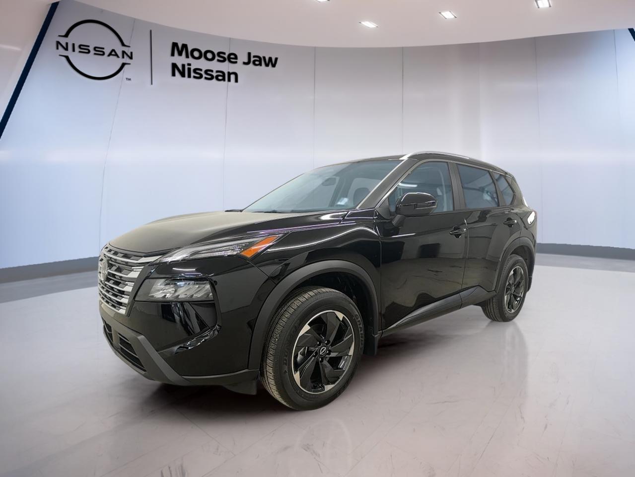 Arrive in Moose Jaw with confidence in a brand new 2026 Nissan Rogue SV Moonroof from Moose Jaw Nissan. Finished in Black outside and Black inside, this SUV brings a clean, modern look that suits daily driving and weekend plans. Its built to feel easy to live with, while still offering the power and control you want.

Under the hood, the 2026 Nissan Rogue SV Moonroof uses a 1.5 L DOHC 12-valve 3-cylinder direct-injection turbocharged engine. Its paired with an Xtronic CVT that helps keep acceleration smooth and efficient. When you want more control on a twisty road or while merging, paddle shifters are right at hand for quick manual-style inputs.

With all-wheel drive, the 2026 Nissan Rogue SV Moonroof is ready for Saskatchewan weather changes. It helps you stay composed when roads are slick, rutted, or covered in fresh snow. From school runs to highway commutes, the goal is simple: steady traction and confident handling when conditions are not perfect.

Moose Jaw Nissan is offering this SUV brand new, so you can enjoy that fresh, unused feel from day 1. If you want a practical size, smart power, and all-wheel drive capability in one package, the 2026 Nissan Rogue SV Moonroof fits the job without fuss.

ADVANCED SAFETY FEATURES  
»» All-wheel drive helps maintain road grip  
»» Confident control in changing weather conditions  
»» Stable handling feel on slippery roads  
»» Predictable response for daily commuting  

PERFORMANCE AND EFFICIENCY  
»» 1.5 L turbocharged three-cylinder engine  
»» Xtronic CVT for smooth power delivery  
»» Paddle shifters for manual-style control  
»» Turbo torque supports easy highway merging  

COMFORT AND CONVENIENCE  
»» Moonroof adds light to cabin  
»» Practical SUV layout for daily errands  
»» Easy-to-drive size for city parking  
»» Black interior creates a clean look  

TECHNONOLGY AND CONNECTIVITY  
»» Paddle shifters add driver-focused control  
»» CVT tuning supports smooth, quiet driving  
»» Clear driving feel for everyday use  
»» Simple operation suited to new owners  

CARGO SPACE  
»» SUV cargo area suits weekly shopping  
»» Room for gear and travel bags  
»» Practical space for active lifestyles  
»» Versatile layout for daily utility  

WHAT OTHER OWNERS LIKE  
»» Confident all-wheel drive in winter  
»» Smooth CVT feel in traffic  
»» Turbo power for easy passing  
»» Practical size for family use  

This 2026 Nissan Rogue Sv Moonroofs VIN is: JN8BT3BB7TW090253.