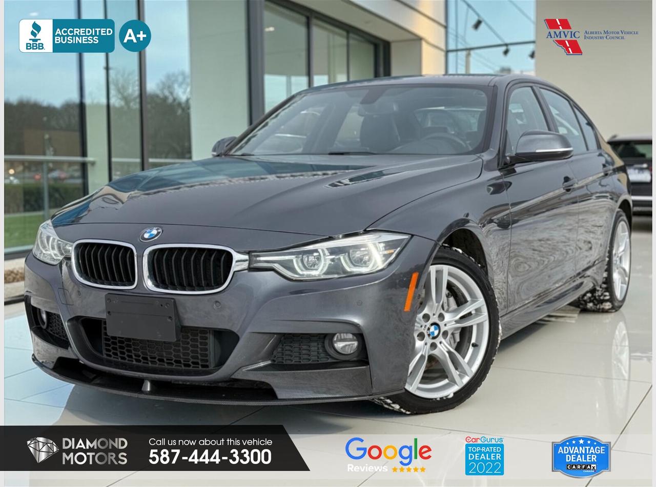 CLEARANCE PRICED  PRICED TO MOVE <br/> <br/> <br/> LIMITED TIME at Diamond Motors <br/> Drive away with a FREE 1-Year Warranty + low payments included at Listed Price. T&Cs Apply. <br/> <br/> <br/> 2L 4 Cylinder Engine, M sport Package, Leather, Heated Seats, Navigation, Keyless Entry, Push to Start, Bluetooth, 360* Camera, Cruise Control, Power Seats, Memory Seats and much more!!! <br/> <br/> <br/> Now Available: 2018 BMW 3-Series 330i xDrive Grey has 131,744 KM on it. 2L 4 Cylinder Engine engine, All-Wheel Drive, Automatic transmission, 5 Seater passengers, on special price for $21,500.00. <br/> <br/> <br/> Book your appointment today for Test Drive. We offer contactless Test drives & Virtual Walkarounds. Stock Number: 261013 <br/> Disclosure: This vehicle was previously registered in BC. Vehicle has passed all required inspections in Alberta. <br/> At Diamond Motors, we are dedicated to providing you with an outstanding car-buying experience, offering quality pre-owned vehicles at prices that fit your budget. Our transparent and honest approach means you can expect straightforward guidance without any high-pressure sales tactics. We believe in building lasting relationships with our customers by offering personalized service tailored to your needs. From the moment you step onto our lot, our team is here to support you every step of the way, ensuring you leave confident in your decision. Trust, integrity, and customer satisfaction are the foundation of everything we do. <br/> <br/> <br/> Why Choose Diamond Motors?<br/> <br/> Certified Pre-Owned Vehicles <br/> Family Owned & Operated <br/> 100+ Vehicles in Stock <br/> Finance & Extended Warranty Available <br/> Transparent Pricing <br/> Inspection & Carfax Provided <br/> No-Pressure Buying Experience <br/> Full Disclosure Guaranteed <br/> Top Google Rated Dealership <br/> Trade-Ins Welcome <br/> AMVIC Licensed & BBB Accredited <br/> CarGurus Top-Rated Dealer (2022 & 2024) <br/> <br/> <br/> Phone to schedule an appointment @ 587-444-3300 or simply browse our inventory online www.diamondmotors.ca or come and see us at our location at <br/> 3403 93 street NW, Edmonton, T6E 6A4 <br/> <br/> <br/> To view the rest of our inventory: <br/> www.diamondmotors.ca/inventory <br/> <br/> <br/> This dealership provides all required disclosures in accordance with AMVIC regulations. A completed Mechanical Fitness Assessment and its associated inspection work order will be supplied with every vehicle. A Carfax (or equivalent) vehicle history report will also be provided, including available information on previous damage, accident history, stolen or salvage status, and jurisdictional records. <br/> Customers are encouraged to review all vehicle features, options, and equipment for accuracy prior to purchase. <br/>