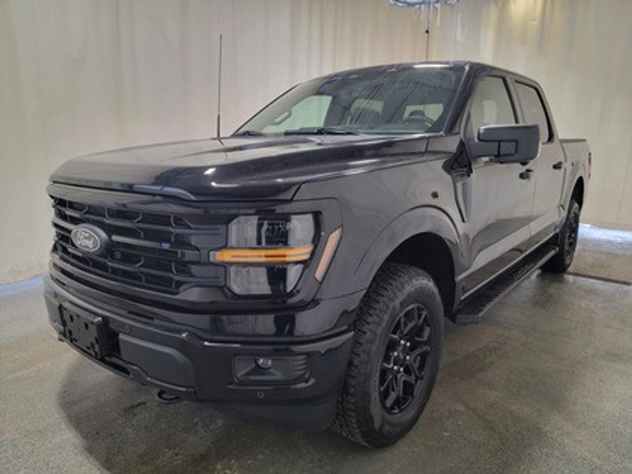 The all-new 2026 Ford F-150 XLT 302A is a statement of style in Agate Black Metallic. Powered by the 5.0L V8 engine, it delivers 395 horsepower and 400 lb-ft of torque, paired with a 10-speed automatic transmission. This truck achieves an impressive, combined fuel economy of 12.8 L/100 km (22 miles per gallon).

This vehicle comes with the All-Weather Packageready to take on any season! 

Snow, rain, mud, or sunshinethis vehicle is built for it all! The All-Weather Package adds extra protection where it matters most, with premium mud flaps to shield your paint from road debris, all-weather floor mats to protect your interior from lifes messes, and Xpel paint protection to help guard against those infuriating rock chips. Drive with confidence, knowing your investment is protected from Regina's elements. 

Key Features:
12 LCD Captivity Touchscreen
Electronic Power-Assist Steering
Dual-Zone Electronic Auto Temp Control
Cruise Control
Power Windows
AdvanceTrac® With Roll Stability Control
Perimeter Alarm
Ford Co-Pilot360
Lane Keeping System
Rear View Camera
Rear Parking Sensors
Reverse Park Assist
Class IV Trailer Hitch
Power Drivers Seat
Remote Start
SYNC®4
Apple Car Play
18 All Terrain Tires
Bluetooth Connectivity
XLT Black Appearance Package
Tow Haul Package

From navigating Saskatchewan's rugged terrain to hauling gear for your next project, the 2026 Ford F-150 XLT combines capability, technology, and comfort into a trusted workhorse that adapts to your needs. Engineered for durability, the F-150 XLT offers heavy-duty shock absorbers, rear privacy glass, interior worksurface, dual exhaust tips and LED reflector headlamps. Inside, enjoy smart features like power windows, tilt/telescoping steering wheel, and USB charging ports for added convenience. Safety remains a priority with Post Collision Braking, Dynamic Brake Support, and advanced airbag systems.

Bennett Dunlop Ford, proudly serving Regina for over 40 years, is conveniently located at 770 Broad Street. With over 3,500 Google reviews, our reputation reflects our commitment to providing a fast, easy, and enjoyable vehicle-buying experience. We eliminate the hassle with no admin or documentation fees, transparent upfront pricing that lets you shop with total confidence. But were more than just a dealershipwere driven to make a difference by supporting local community initiatives and events that matter to you. Visit Bennett Dunlop Ford today and experience why were Reginas trusted choice for quality vehicles, exceptional service, and a genuine commitment to driving change in our community!