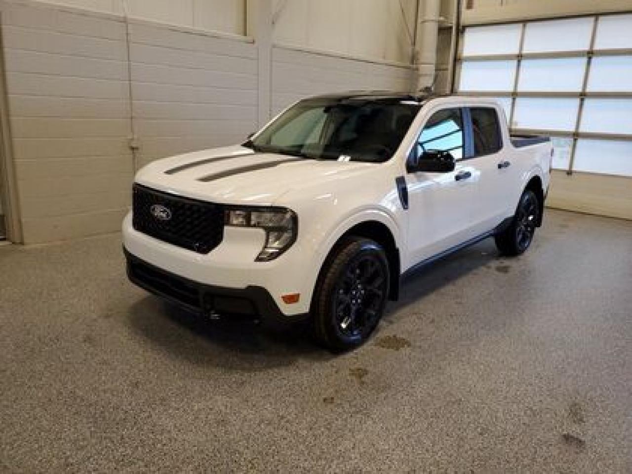 This 2026 Ford Maverick XLT 301A stands out in Oxford White, combining the versatility of a pickup with the efficiency and convenience of a compact truck. Equipped with the 2.5L Hybrid engine this truck delivers 191 horsepower and 155 lb-ft of torque, with a 94-kW electric motor paired with a CVT transmission for smooth performance and an estimated 6.4L/100 km (44 miles per gallon) combined fuel economy.

Key Features:
Tire Inflator and Sealant Kit
FordPass Connectivity for remote vehicle control
Ford Co-Pilot360
Trailer Sway Control
Remote Keyless Entry
17 Carbonized Grey-Painted Aluminum Wheels
P225/65R17 A/S BSW Wheels
Lane Keeping Aid
Rear View Camera
Automatic LED High Beams
LED Headlamps
Manual Tailgate Lock
8 Center Stack Screen
Electronic Stability Control
Cruise Control
Conventional Spare Tire
XLT Luxury Package
Black Appearance Package

The 2026 Maverick XLT 301A is engineered for Saskatchewans extreme weather and diverse driving conditions, offering a comfortable, tech-savvy, and fuel-efficient experience. With heated front seats, rear under-seat storage bins, and advanced driver-assist technologies, this truck delivers both practicality and peace of mind for everyday driving.

At Moose Jaw Ford, we're driving change all across Saskatchewan! We are Moose Jaw's prime destination for everything automotive. We pride ourselves by consistently providing the highest quality customer experience  every single time. Because of this commitment, and the love of what we do, Moose Jaw Ford is the recipient of multiple President's Club Awards and is recognized as one of Canada's Best Managed Companies. We are dedicated to building long lasting relationships. You can trust that our trained service technicians will take excellent care of you and your vehicle when you visit our service department. Come visit us today at 1010 North Service Road.