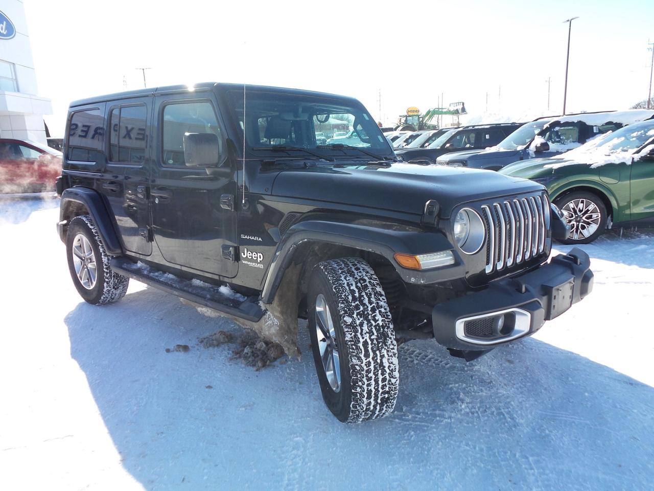 2019 Jeep Wrangler UNLIMITED SAHARA, 2L, LEATHER, NAV, Photo2