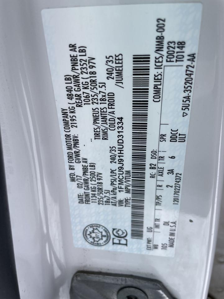 2017 Ford Escape Titanium Photo