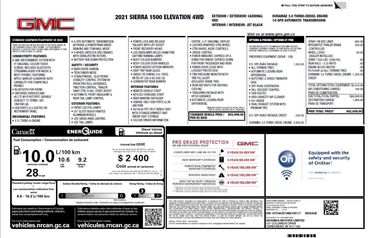 2021 GMC Sierra 1500 Crew Cab Short Box 4-Wheel Drive Elevation Photo