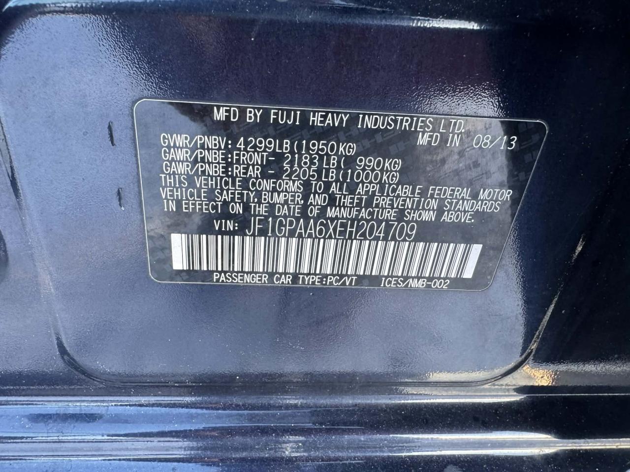 2014 Subaru Impreza AWD 5dr Hatchback Photo