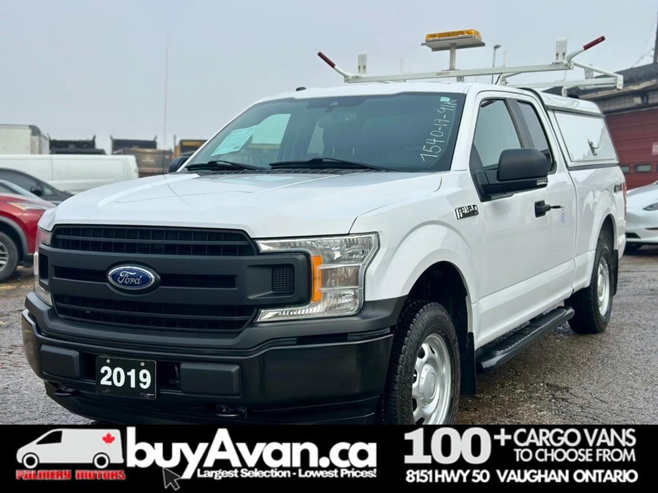 2019 Ford F-150 F-150 XL 4X4 Super Cab + Cap Racks V8 5.0L Photo4