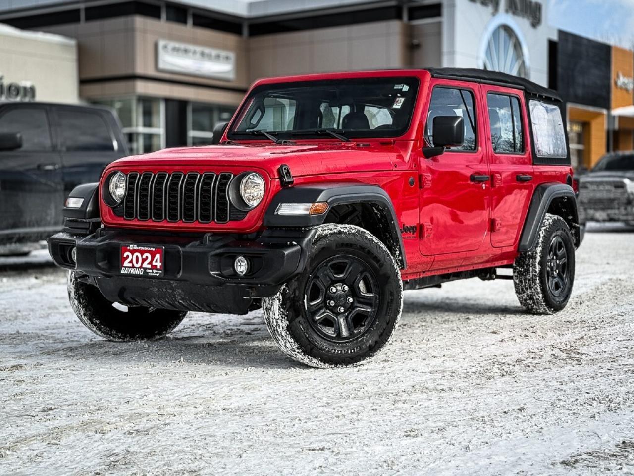 2024 Jeep Wrangler Sport   V6   12 INCH DISPLAY   CARPLAY   BACK UP C Photo