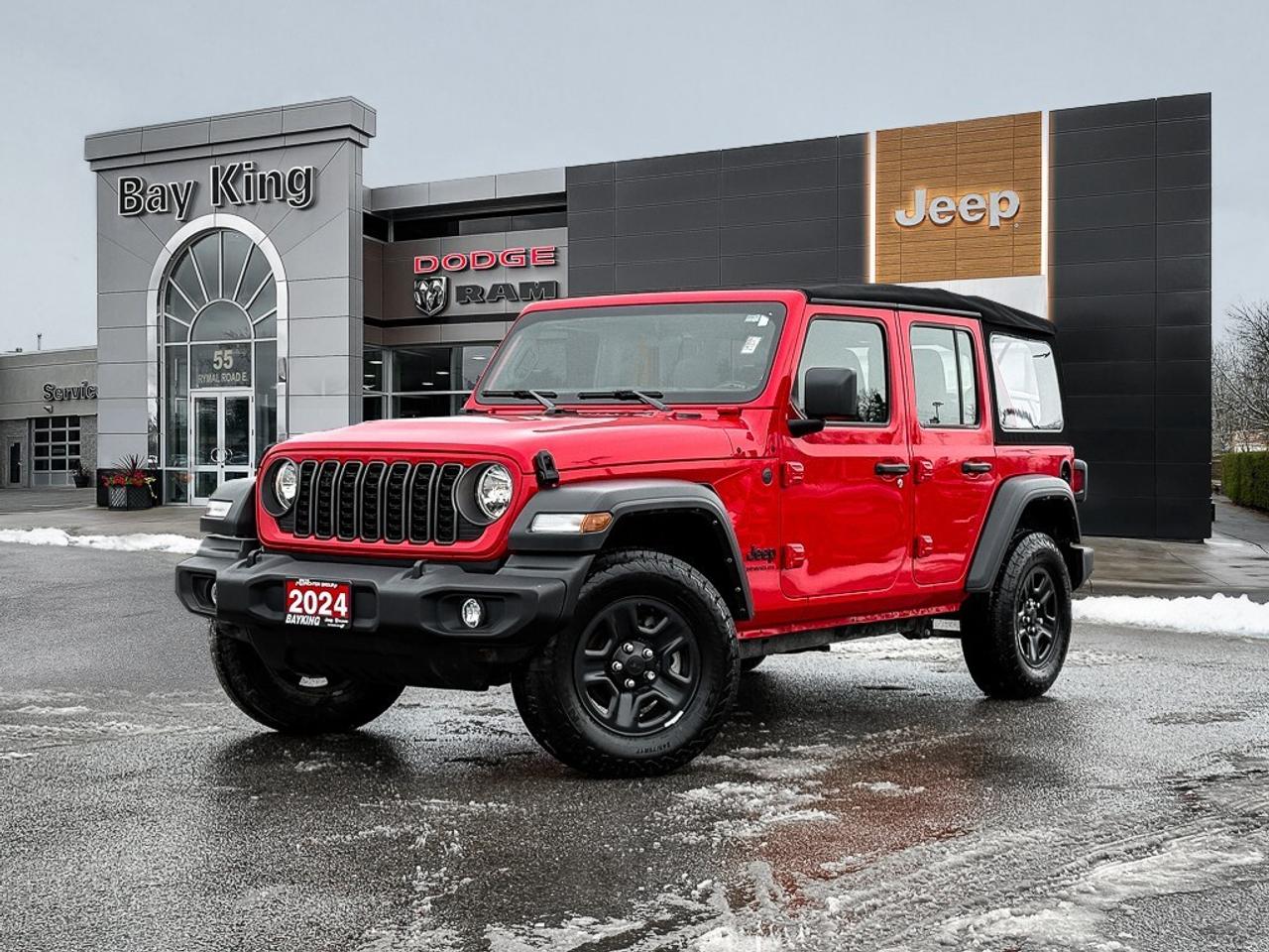 2024 Jeep Wrangler Sport   V6   12 INCH DISPLAY   CARPLAY   BACK UP C Photo0