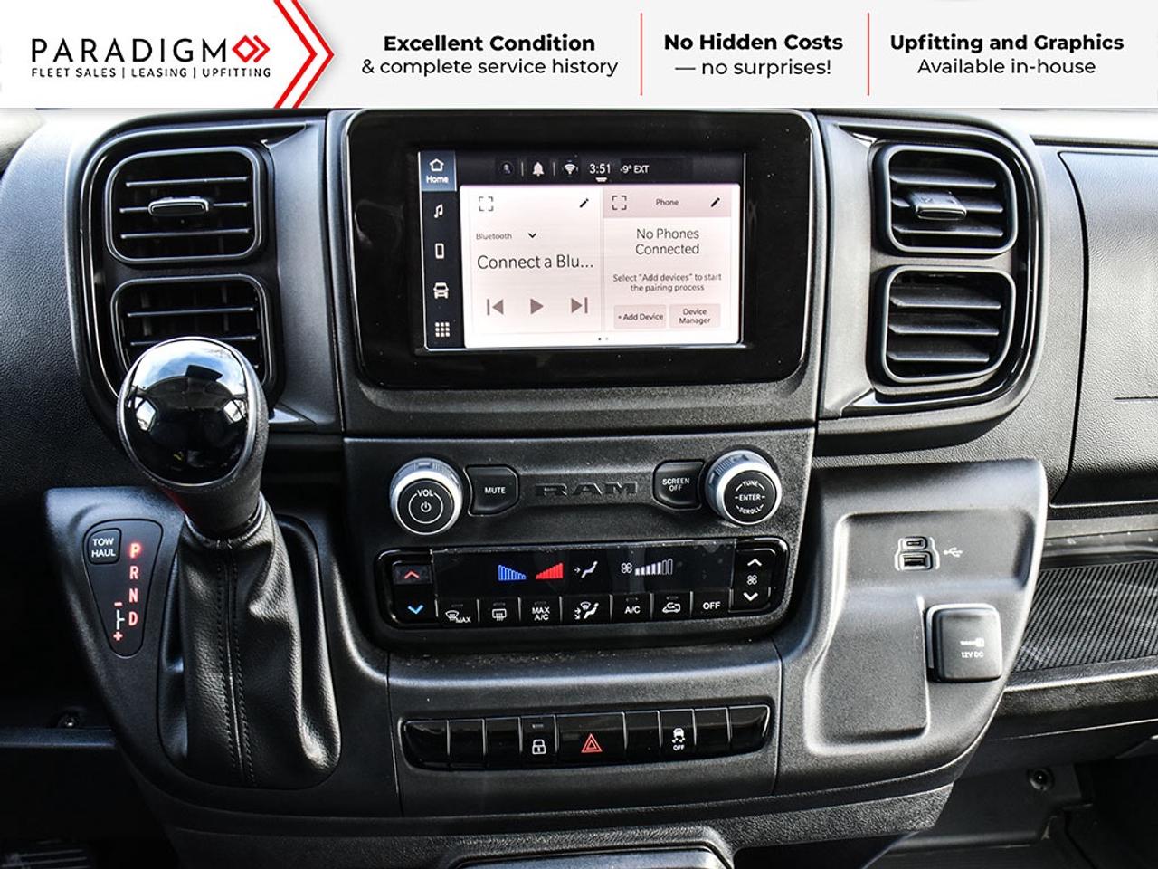 2025 RAM ProMaster 2500 159" High Roof - Ready to Customize + LOW KM! Photo