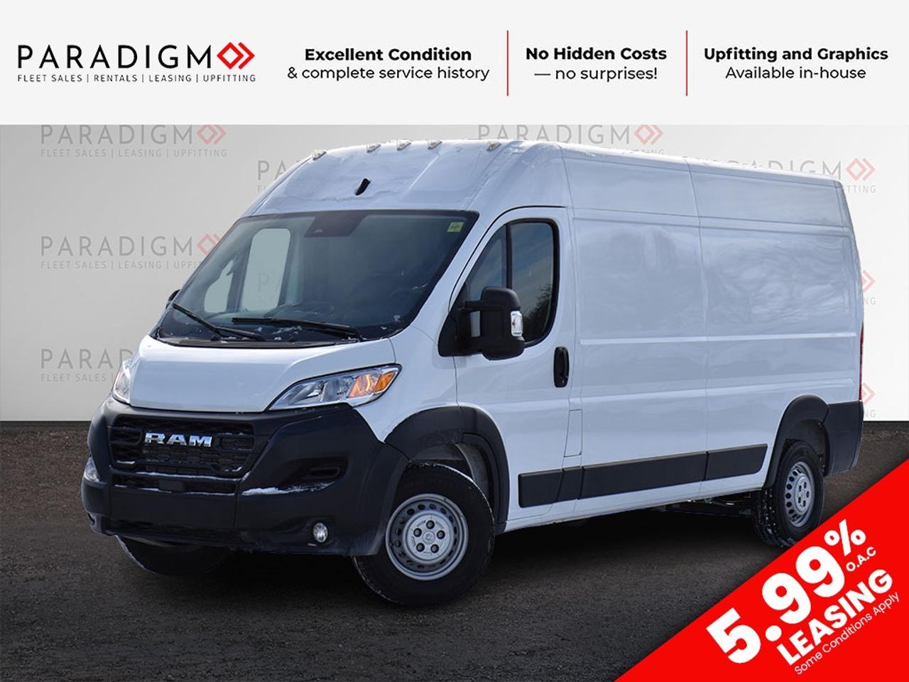 2025 RAM ProMaster 2500 159" High Roof - Ready to Customize + LOW KM! Photo0