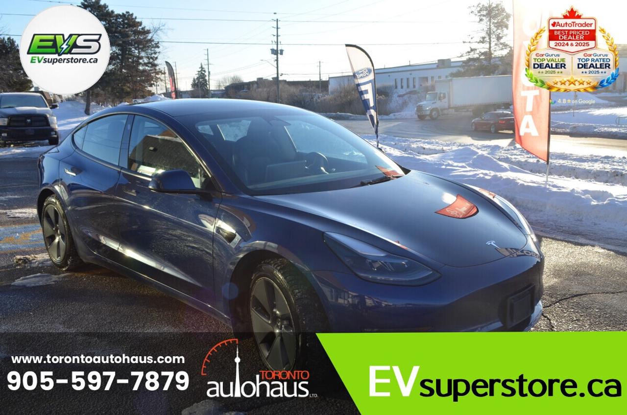 2022 Tesla Model 3 LR AWD I OVER 100 TESLAS EVSUPERSTORE.CA Photo