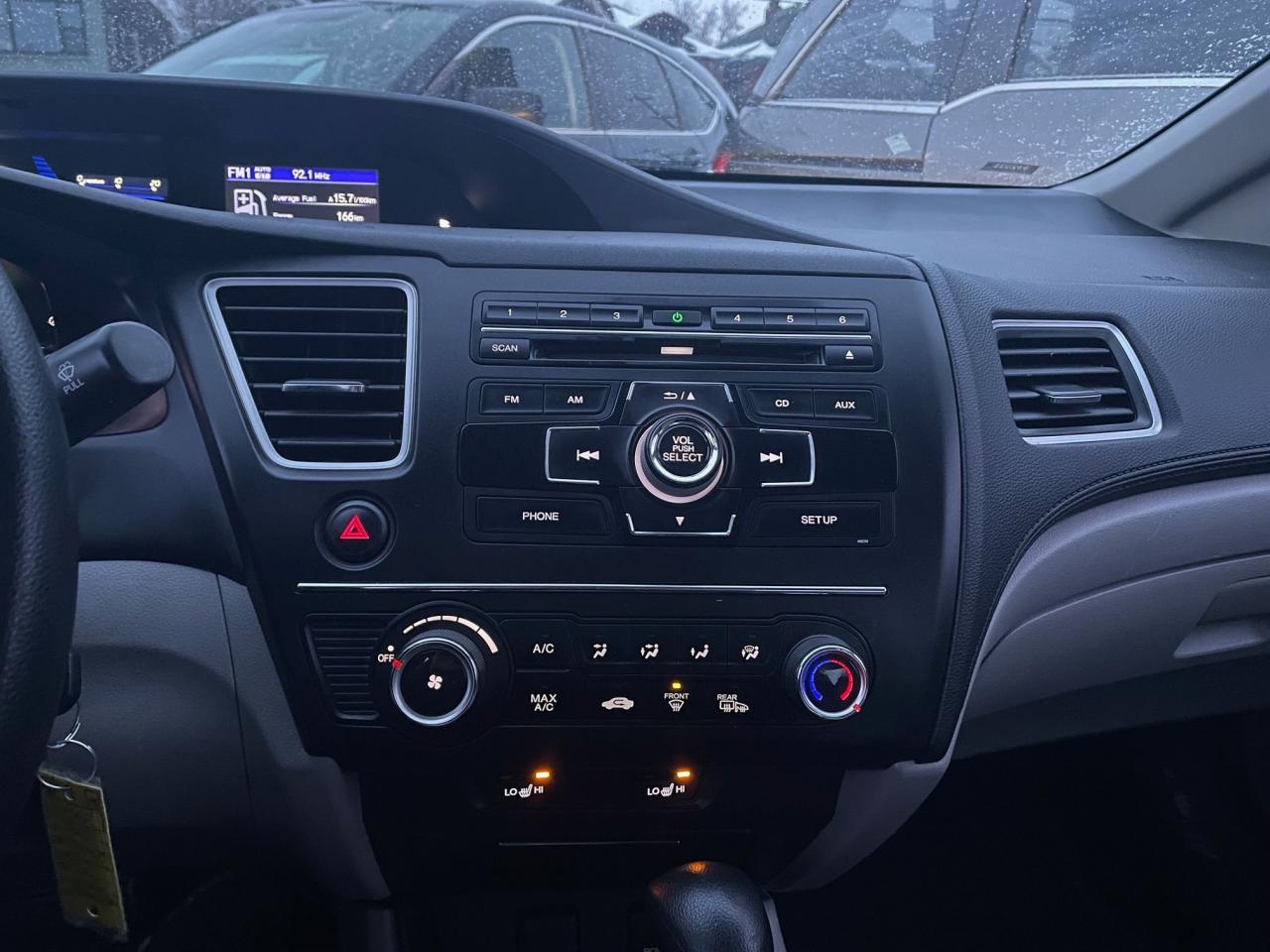 2015 Honda Civic LX *SAFETY, BACKUP CAM, HEATED SEATS, ECO MODE* Photo