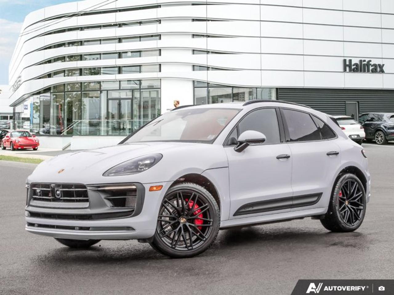 *Now available at Porsche of Halifax*, this *2024 Porsche Macan GTS* delivers the perfect balance of everyday usability and true Porsche performance. Finished in *Carrara White Metallic* and paired with the *GTS Interior in Black with Deviated Stitching in Carmine Red*, this Macan GTS is a striking, performance-focused SUV that remains refined and comfortable for daily driving.*Included with THIS Porsche CPO Program Vehicle:*  * *2 years of Unlimited-Kilometer Porsche Approved Warranty Coverage, starting the day after the New Vehicle Limited Warranty expires (Dec 16, 2028)*  * *A 111-Point Inspection performed by Porsche-trained technicians, using only genuine Porsche Parts.*  * *For the duration of the Warranty period, 24-hour Porsche Roadside Assistance, including towing, emergency fuel delivery, lock out service, trip interruption coverage, and more.*==== Performance & Driving Dynamics ====  *   *Macan GTS performance tuning* providing sharp throttle response and engaging handling  *   *PDK automatic transmission* delivering fast, seamless gear changes  *   *Sport Chrono Package* enhancing drive modes and performance response  *   *Porsche-tuned chassis* offering confident cornering with a composed ride  *   *All-season tires on 21 wheels* for dependable year-round performance==== Comfort & Interior Features ====  *   *Adaptive Sport Seats Plus (18-way) with Memory Package* offering excellent support and long-distance comfort  *   *Heated Rear Seats* for added passenger comfort  *   *Heated GT Sport Steering Wheel in Race-Tex*  *   *Electric Steering Column* for easy adjustment  *   *Panoramic Roof System* creating a bright, open cabin feel  *   *Central Tachometer in Carmine Red* reinforcing the GTS performance character==== Technology & Driver Assistance ====  *   *LED-Matrix Design Headlights in Black with PDLS+* providing excellent nighttime visibility  *   *Surround View Camera System* for confident maneuvering and parking  *   *Lane Change Assist (LCA)* and *Lane Keep Assist with Traffic Jam Assist* enhancing highway confidence  *   *Heated Windshield* improving cold-weather visibility  *   *BOSE® Surround Sound System* delivering premium audio quality  *   *Preparation for Porsche Dashcam (Front and Rear)*==== Exterior Highlights ====  *   *SportDesign Exterior Mirror Trims and Door Handles in High Gloss Black*  *   *Roof Rails in High Gloss Black* adding versatility and contrast  *   Clean, aggressive Macan GTS styling finished in timeless Carrara White Metallic----------------------------------------The *2024 Porsche Macan GTS* in *Carrara White Metallic* offers an exceptional blend of performance, luxury, and everyday practicality. With its distinctive GTS interior, advanced driver assistance features, and Porsche-tuned dynamics, this Macan GTS is built to excite without sacrificing comfort.This vehicle comes with the factory 21 inch Tires and Wheels, as well as a set of aftermarket Winter tires and rims that were installed in the Fall of 2025.*Now at Porsche of Halifax* --- contact us today to schedule your private viewing or test drive.