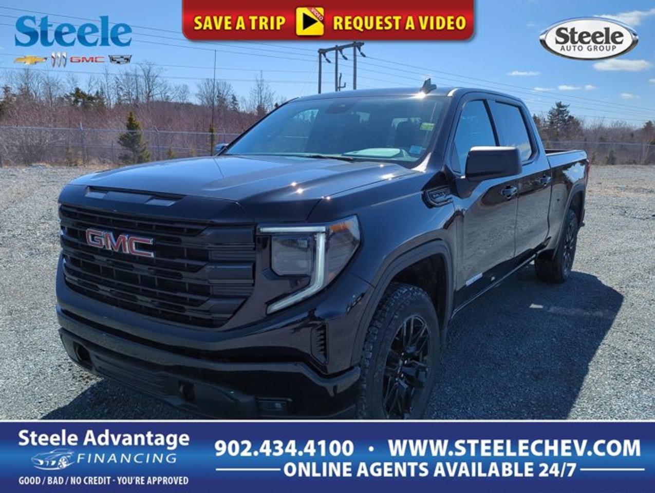 Meet the 2026 GMC Sierra 1500 Elevation, now at Steele Chevrolet Buick GMC in Dartmouth. Finished in black with a black interior, this 4-door truck brings a confident, premium look to your daily drive. With a 5.3 L gas V8 and an automatic transmission, it delivers the kind of smooth, easy power that makes highway merging, weekend projects, and cottage runs feel effortless.This 2026 GMC Sierra 1500 Elevation is equipped with 4-wheel drive for sure-footed traction when Atlantic weather turns quickly. From wet roads to snow-covered side streets, its built to help you stay in control and keep moving. The Off-Road Suspension adds extra capability for rougher surfaces, giving you more confidence when the pavement ends and the route gets uneven.Inside this 2026 GMC Sierra 1500 Elevation, the cabin keeps things clean and purposeful, with a driver-focused layout that suits long commutes and busy workdays. Wireless Charging helps reduce cable clutter and keeps your compatible phone powered up while youre on the go. Paddle shifters add a more hands-on feel when you want quick control over gear changes, especially useful on rolling roads or when you want a more engaged drive.TRUCK FEATURES5.3 L V8 hauling confidence4-wheel drive for tougher conditionsOff-Road Suspension for rougher terrainFour-door access for crew flexibilityADVANCED SAFETY FEATURESBuilt for confident, controlled drivingStable handling with four-wheel driveStrong visibility from truck seatingPredictable power delivery in trafficPERFORMANCE AND EFFICIENCYGas V8 5.3 L performanceAutomatic transmission for smooth operationPaddle shifters for manual-style controlFour-wheel drive for added tractionCOMFORT AND CONVENIENCEFour doors for easier entryWireless charging reduces cable clutterPractical layout for daily usabilityComfortable driving position for long tripsTECHNOLOGY AND CONNECTIVITYWireless charging for compatible smartphonesPaddle shifters for driver engagementModern controls within easy reachClear, simple interface for drivingCARGO SPACEPickup bed ready for real jobsRoom for gear and suppliesFour-door cabin adds secure storageFlexible space for work or weekendsWHAT OTHER OWNERS LIKEV8 power for confident passing4-wheel drive in winter conditionsOff-road suspension for rough roadsWireless charging for daily convenienceThis 2026 GMC Sierra 1500 Elevations VIN is: 3GTUUCED4TG246097.