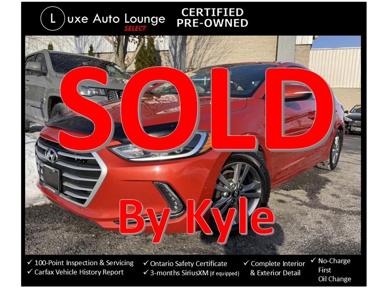 2018 Hyundai Elantra GL - ONLY 72K! AUTO, HEATED SEATS, BACK-UP CAMERA!