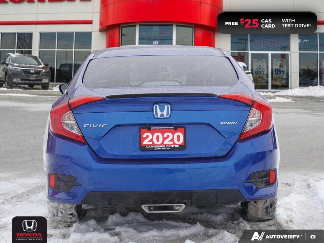 2020 Honda Civic Sport REMOTE STARTER | REARVIEW CAMERA | APPLE CARPLAY™/ANDROID AUTO™ Photo4