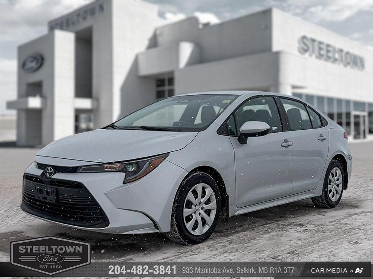 <b>Apple CarPlay,  Android Auto,  Adaptive Cruise Control,  Lane Keep Assist,  Lane Departure Warning!</b><br> <br> We value your TIME, we wont waste it or your gas is on us!   We offer extended test drives and if you cant make it out to us we will come straight to you!<br><br><br> <br>Engineered to last, this 2024 Toyota Corolla is a great option for shoppers in the compact sedan segment. This 2024 Toyota Corolla is fresh on our lot in Selkirk. <br> <br>With a distinctive design, robust engineering and all-round practicality, this 2024 Corolla is a popular choice for shoppers who prioritize safety and style. A well-built interior with amazing standard technology ensures that this sedan withstands the day-to-day activities of an urban commute. A roomy cabin with comfortable ride quality ensures that occupants enjoy a smooth journey, both in the city and the highway. This sedan has 51,375 km. Its Silver in colour. It has an Automatic transmission and is powered by a 169HP 2.0L 4 Cylinder Engine. <br> <br> Our Corollas trim level is L. This fantastic sedan rewards you with great standard features such as wireless Apple CarPlay and Android Auto, adaptive cruise control, remote keyless entry, LED headlights with automatic high beams, power heated side mirrors, and SiriusXM streaming radio with a 6-speaker audio setup. Safety features include a pre-collision system with intersection support, lane keeping assist with lane departure warning, forward collision alert, evasive steering assist, driver monitoring alert, and a rearview camera. This vehicle has been upgraded with the following features: Apple CarPlay, Android Auto, Adaptive Cruise Control, Lane Keep Assist, Lane Departure Warning, Forward Collision Alert, Evasive Steering Assist.<br> <br>To apply right now for financing use this link: <a href=http://www.steeltownford.com/?https://CreditOnline.dealertrack.ca/Web/Default.aspx?Token=bf62ebad-31a4-49e3-93be-9b163c26b54c&La target=_blank>http://www.steeltownford.com/?https://CreditOnline.dealertrack.ca/Web/Default.aspx?Token=bf62ebad-31a4-49e3-93be-9b163c26b54c&La</a><br><br> <br/><br>Family owned and operated in Selkirk for 35 Years.  <br>Steeltown Ford is located just 20 minutes North of the Perimeter Hwy, with an onsite banking center that offers free consultations. <br>Ask about our special dealer rates available through all major banks and credit unions.<br><br><br>Steeltown Ford Protect Plus includes:<br>- Life Time Tire Warranty <br>Cars cost less in Selkirk <br><br>Dealer Permit # 1039<br><br><br> Come by and check out our fleet of 100+ used cars and trucks and 150+ new cars and trucks for sale in Selkirk.  o~o