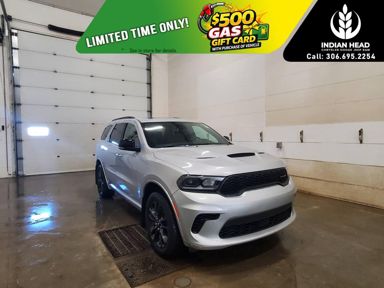 <p>The 2025 Dodge Durango GT Plus AWD in a striking silver finish combines power, versatility, and style with its all-wheel-drive capabilities and outstanding handling.</p><p>The exterior showcases a robust design with features such as LED auxiliary low beam headlamps, turn signals, and black roof rails, enhancing its dynamic appeal. The power sunroof provides an open-air experience, while the integrated roof rail crossbars add practicality for your adventurous lifestyle.</p><p>Inside, you'll appreciate the thoughtful features like the leather-wrapped door panels and sun visors with illuminated vanity mirrors, ensuring that every drive is comfortable and convenient. The power 8-way driver and passenger seats, complete with a memory function, offer tailored relaxation on every journey. With state-of-the-art technology such as a wireless charging pad, an advanced audio system with 9 Alpine amplified speakers plus a subwoofer, and smart device integration, you're equipped for a truly modern ride.</p><p>Safety is a top priority, featuring systems like the Blind-Spot Monitoring with Trailer Detection, Advanced Brake Assist, Lane Departure Warning with Lane Keep Assist, and Full-Speed Forward Collision Warning Plus. The Adaptive Cruise Control with Stop provides added confidence on the road.</p><p>If you're a family-focused driver or an adventure seeker looking for an SUV that offers both luxury and capability, the 2025 Dodge Durango GT Plus is your perfect match. Filled with upscale and innovative features, it's designed to make every drive enjoyable. Contact us today for more information on how you can own this exceptional vehicle.</p>