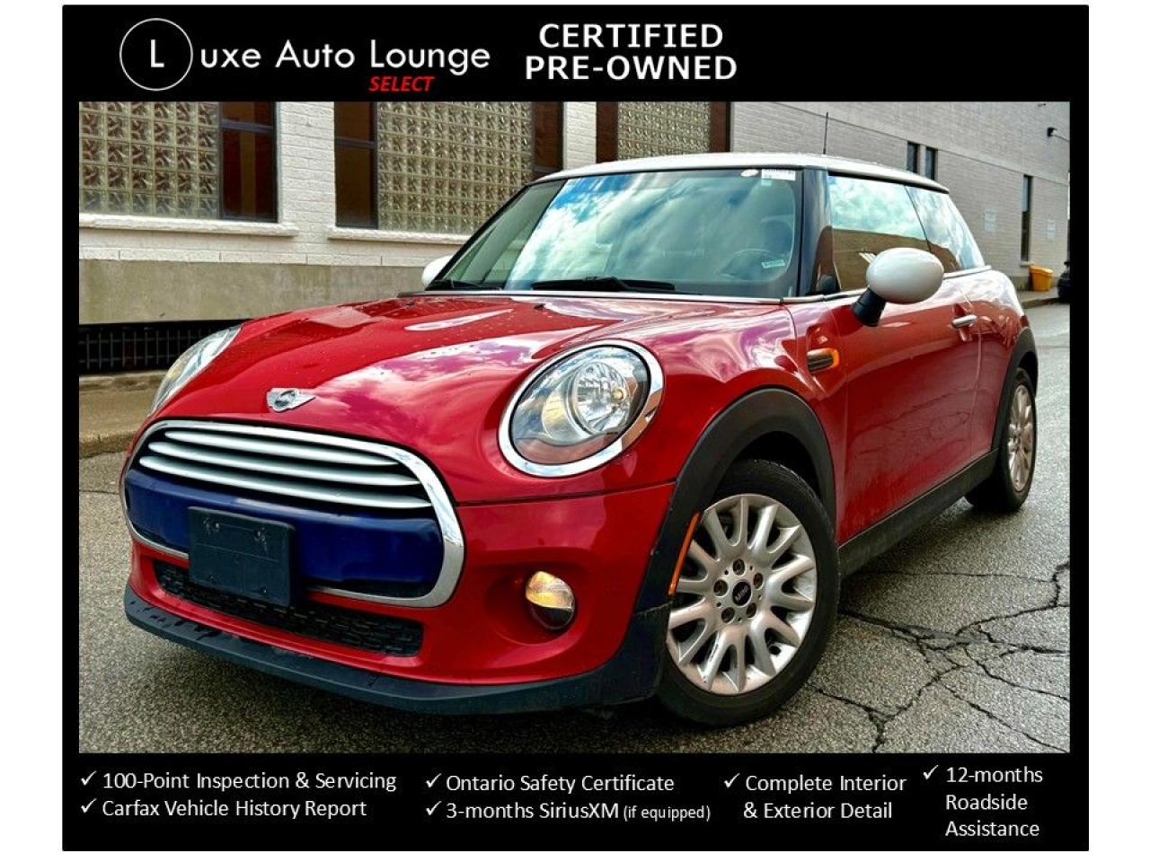 2015 MINI Cooper COOPER 2DR, AUTO, SUNROOF, HEATED SEATS, CLEAN!!