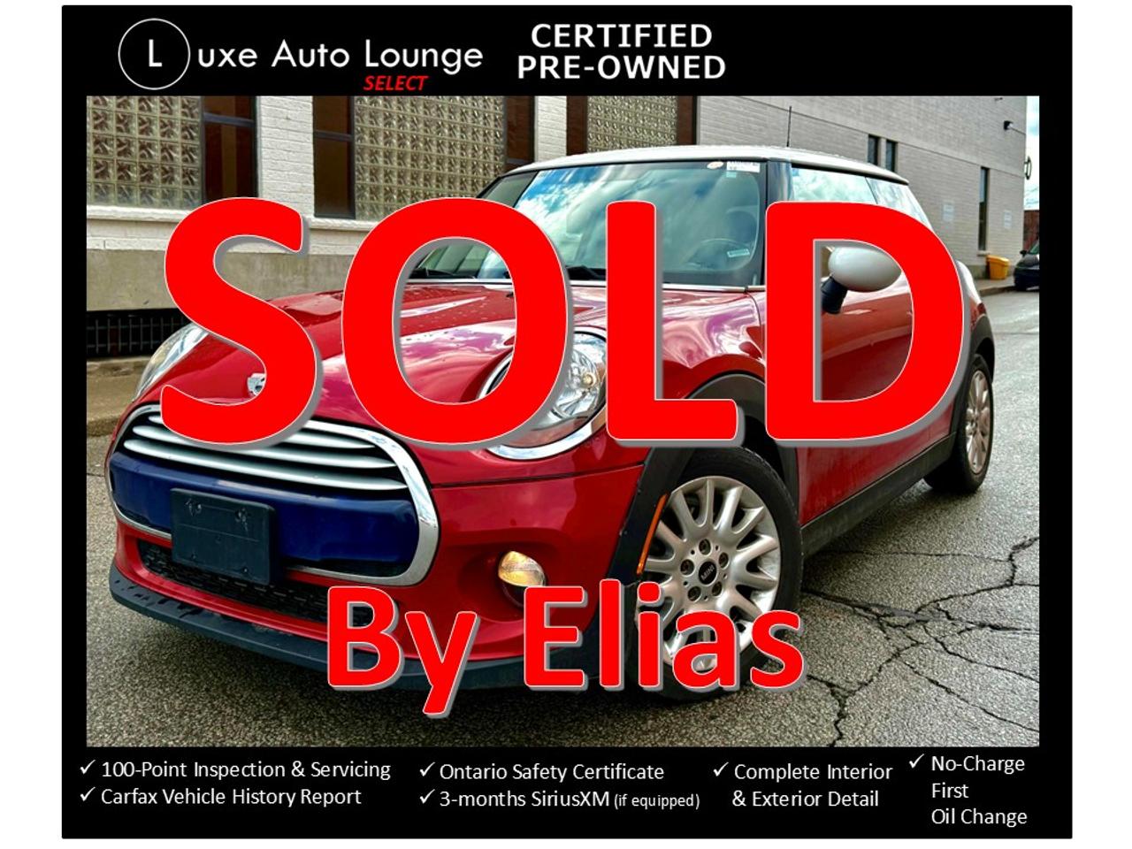 2015 MINI Cooper 2-Door Hatchback FWD